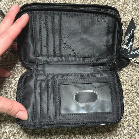 Vera Bradley Black Zipper Pulls - Picture 6 of 11